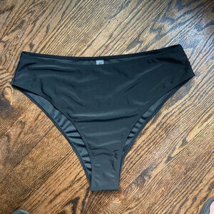 Women's SHEIN Black High Waist Bikini Bottom Size XL